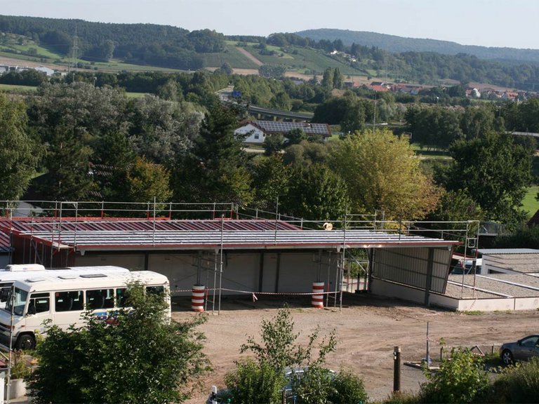 Installation einer Photovoltaikanlage